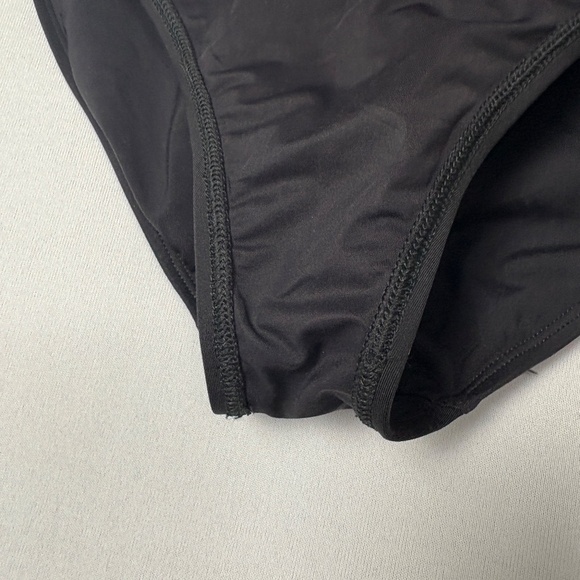 KENNETH COLE NY | Sexy Black Caged V-Neck Cut-Out One-Piece Swimsuit Size XL - Picture 7 of 9